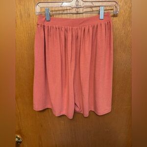Sz S Zenana Women's Rose Shorts Relaxed Fit Elastic Waist pockets NWOT